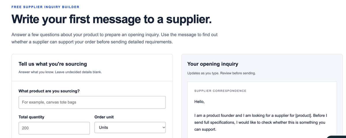 TRUSS RFQ Builder