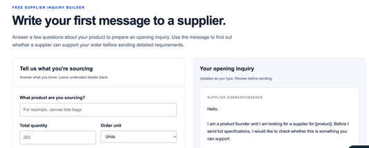 TRUSS RFQ Builder